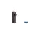 ESCOBILLERO DE PARED PARA INODORO NEGRO MATE DE ACERO GAMA RIBEIRA 9,1 X 12,9 X 39 CM