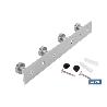 PERCHERO DE PARED DE ACERO INOXIDABLE 304 CON 4 POMOS 21,6 X 2,7 X 2,8 CM