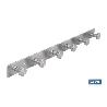 PERCHERO DE PARED DE ACERO INOXIDABLE 304 CON 6 POMOS 33,51 X 2,7 X 2,8 CM