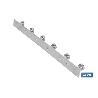 PERCHERO DE PARED DE ACERO INOXIDABLE 304 CON 6 POMOS 33,51 X 2,7 X 2,8 CM