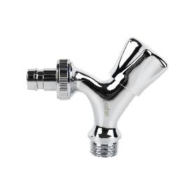 PACK DE 2 GRIFOS DE SALIDA DE AGUA PARA LAVADORA/ LAVAVAJILLAS