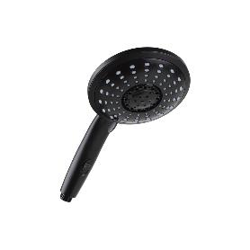 MANGO DUCHA NEGRO MATE 5 FUNCIONES