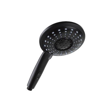 MANGO DUCHA NEGRO MATE 5 FUNCIONES