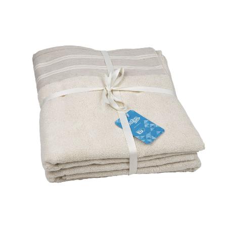 JUEGO DE 2  TOALLAS NATURE 600 G/M2  GAMA INSPIRACIÓN 70X140  100X150 CM