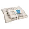 JUEGO DE 3 TOALLAS NATURE 600 G/M2  GAMA ALMA 30X50  50X100  70X140 CM