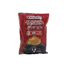 BOLSA CARBON EN BRIQUETAS AUTOENCENDIBLE 1,5 KGS