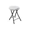 TABURETE PLEGABLE BLANCO 33X30X46CM   CAJA 4 UNID.