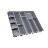 ORGANIZADOR PARA CAJÓN CON SEPARADORES DE COLOR GRIS 50 X 45 X 6,5 CM