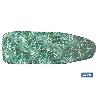 FUNDA ACOLCHADA PARA TABLA DE PLANCHAR 135 X 53 CM RAMAS VERDES