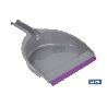 SET DE CEPILLO CON PALA Y BORDE DE GOMA COLOR LILA 33 X 23 X 9 CM
