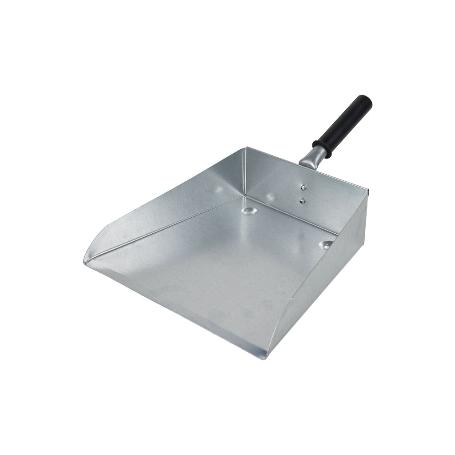 RECOGEDOR METÁLICO CON MANGO CORTO   CAJA 16 UNID.