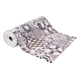 ROLLO DE ALFOMBRA VINILICA DISEÑO ARABESCO 84% VINILO 16% POLIESTER 52 X 20 M