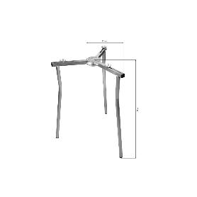 TRÍPODE REGULABLE PARA QUEMADOR ALTURA 70 CM