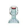 BOTELLA DE VIDRIO TRANSPARENTE AZUL CLARO CON CIERRE DE ESTRIBO 1 L VENTA UNITARIA