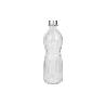 BOTELLA DE VIDRIO TRANSPARENTE TAPÓN ACERO INOXIDABLE 1 L VENTA UNITARIA