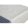 ROLLO DE MANTEL ANTIMANCHAS DE RAYAS BEIGE Y BLANCO 1,40 X 20 M