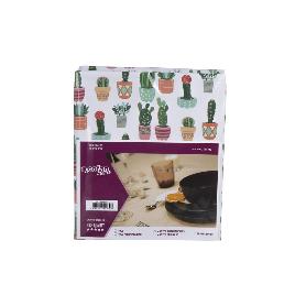 MANTEL ANTIMANCHAS CACTUS  1,40 X 2,50