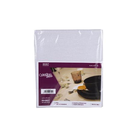 MANTEL ANTIMANCHAS ESTERILLA GRIS   1,40 X 1,80