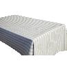 MANTEL ANTIMANCHAS RAYAS BEIGE Y BLANCAS   1,40 X 1,80