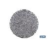 BAJOPLATO REDONDO FLECOS DE COLOR GRIS  MEDIDA 38 CM   CAJA 6 UNID.