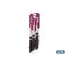 PACK DE 3 CUCHILLOS PARA FRUTA Y VERDURA 21 CM