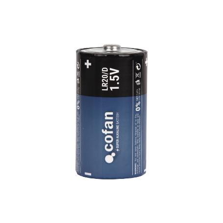 BLISTER 2 PILAS ALCALINA LR20/D   CAJA 6 UNID.