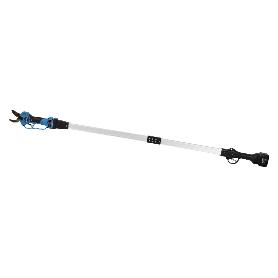 CONJUNTO TIJERAS DE PODAR A BATERÍA + PÉRTIGA EXTENSIBLE 130 CM