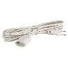 PROLONGADOR BIPOLAR 10A250V ESPIGAØ4 CABLE 5M BLANCO