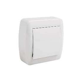 CONMUTADOR-INTERRUPTOR SUPERFICIE MODELO ATLANTIS 10A BLANCO