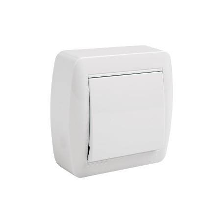 CONMUTADOR-INTERRUPTOR SUPERFICIE MODELO ATLANTIS 10A BLANCO