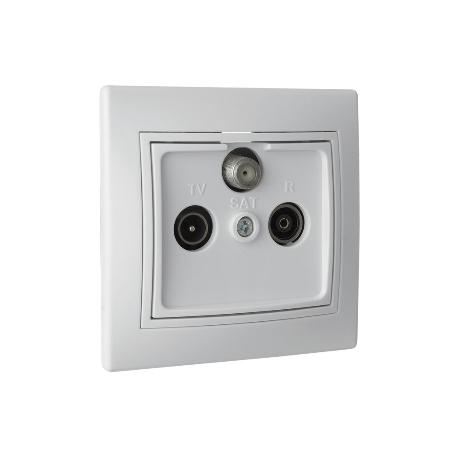 TOMA FINAL TV-SATÉLITE-RADIO MODELO PACIFIC 83X81 BLANCO