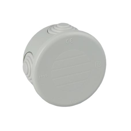 CAJA ESTANCA CON CONOS CIERRE CON TAPA A PRESIÓN Ø70X35