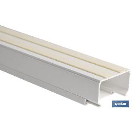 MINICANAL RECTO ADHESIVO 2M 7X12 VENTA UNITARIA