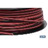 ROLLO 100M CABLE PARALELO ROJO/NEGRO (2X0,75)