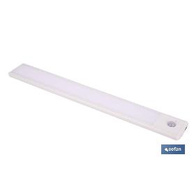 APLIQUE LED RECARGABLE CON SENSOR 3,7 V 1,5 AH 120 LM 3CCT 300 X 40 MM