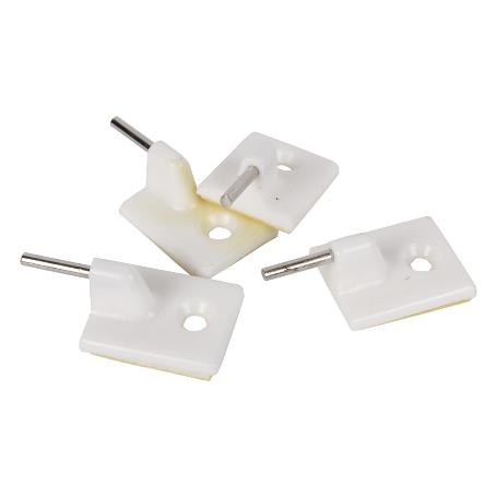 BLÍSTER DE 4 UDS. SOPORTE BLANCO PARA CORTINAS VENTA UNITARIA