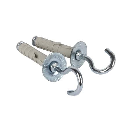 BL 2 UDS TACO NYLON CON GANCHO 4X40   CAJA 10 UNID.