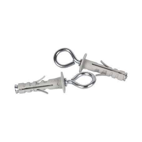 BL 2 UDS TACO NYLON CON ARGOLLA 4X40   CAJA 10 UNID.