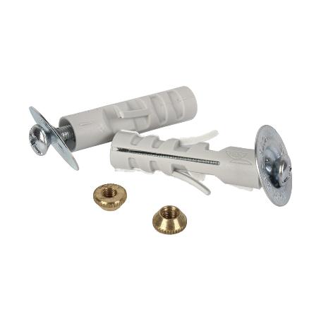 BLÍSTER DE 2 UDS. TACO DE NYLON CON TORNILLO 5X45 VENTA UNITARIA