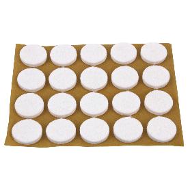 BLÍSTER DE 2X6 UDS. FIELTRO MARRÓN REDONDO 27X3 MM VENTA UNITARIA