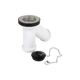 SIFÓN Y COMPACTO CON SALIDA Ø32-40 Y VÁLVULA LAVABO-BIDÉ Ø70