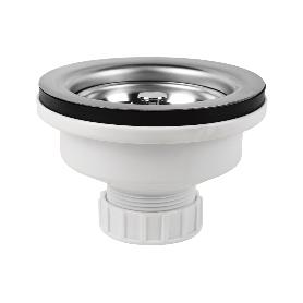 VÁLVULA FREGADERO 1 1/2 X 115 CON CESTA REJILLA