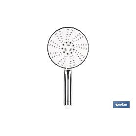 MANGO DE DUCHA REDONDO CROMADO CON 5 FUNCIONES 155 X 280 MM