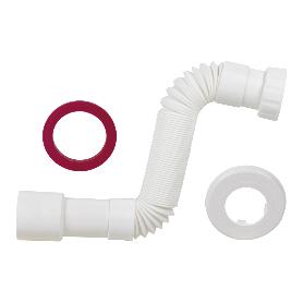 TUBO FLEXIBLE BLANCO 1 1/2  Ø40-50 300-720 MM