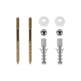 SET 2 PCS TORNILLOS VERTICALES FIJACIÓN INODORO 5 X 75