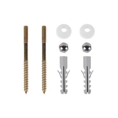 SET 2 PCS TORNILLOS VERTICALES FIJACIÓN INODORO 5 X 75