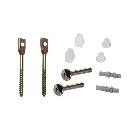 SET 2 PCS TORNILLOS HORIZONTALES FIJACIÓN INODORO 5 X 75