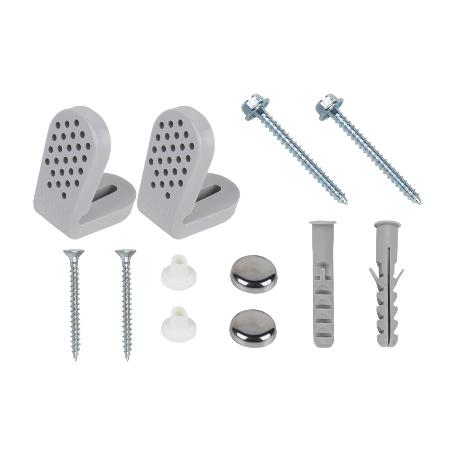 CONJUNTO TORNILLOS FIJACIÓN INODORO Y SOPORTE NYLON HORIZONTAL
