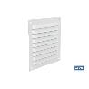 REJILLA DE VENTILACIÓN ALUMINIO BLANCO 10 X 10 CM   CAJA 5 UNID.