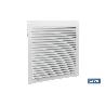 REJILLA DE VENTILACIÓN ALUMINIO BLANCO 17 X 17 CM VENTA UNITARIA
